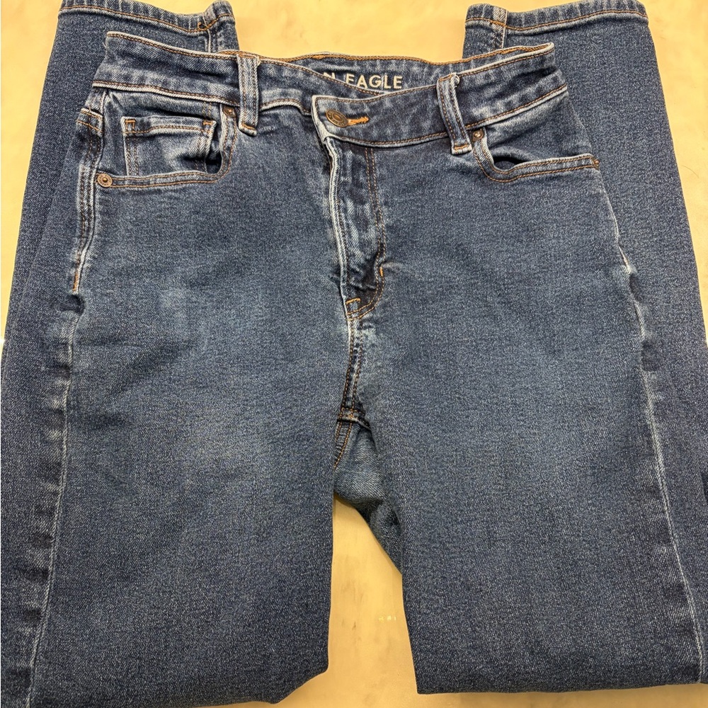 American Eagle Mom Jean Dark Wash 0 Short